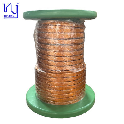 2UEW-F-PI Taped Flat Litz Wire 0.1mmx 3800 Strands Profiled Litz Wire 9.9mmx6.0 Overall dimension