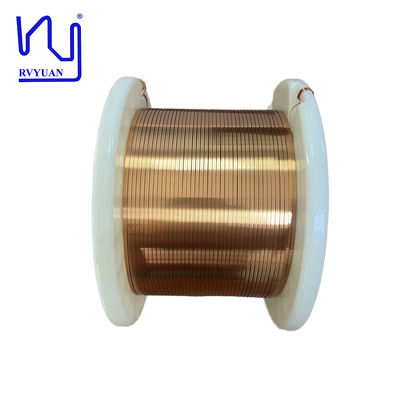 UEWH lötbarer 0,50 mm x 2,40 mm emaillierter Flachkupferdraht für Motoren