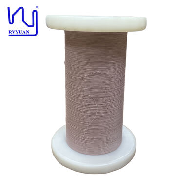 USTC Klasse 155 0,025 mm*7 Isolierter, seidenummantelter Kupferlitzendraht, 500 V Nennspannung