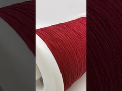 Rote Farbblaue Farbe, die kundenspezifische Seide Nylon-Polyester des kupfernen Litzendrahts bedeckte, diente angeschwemmten Draht